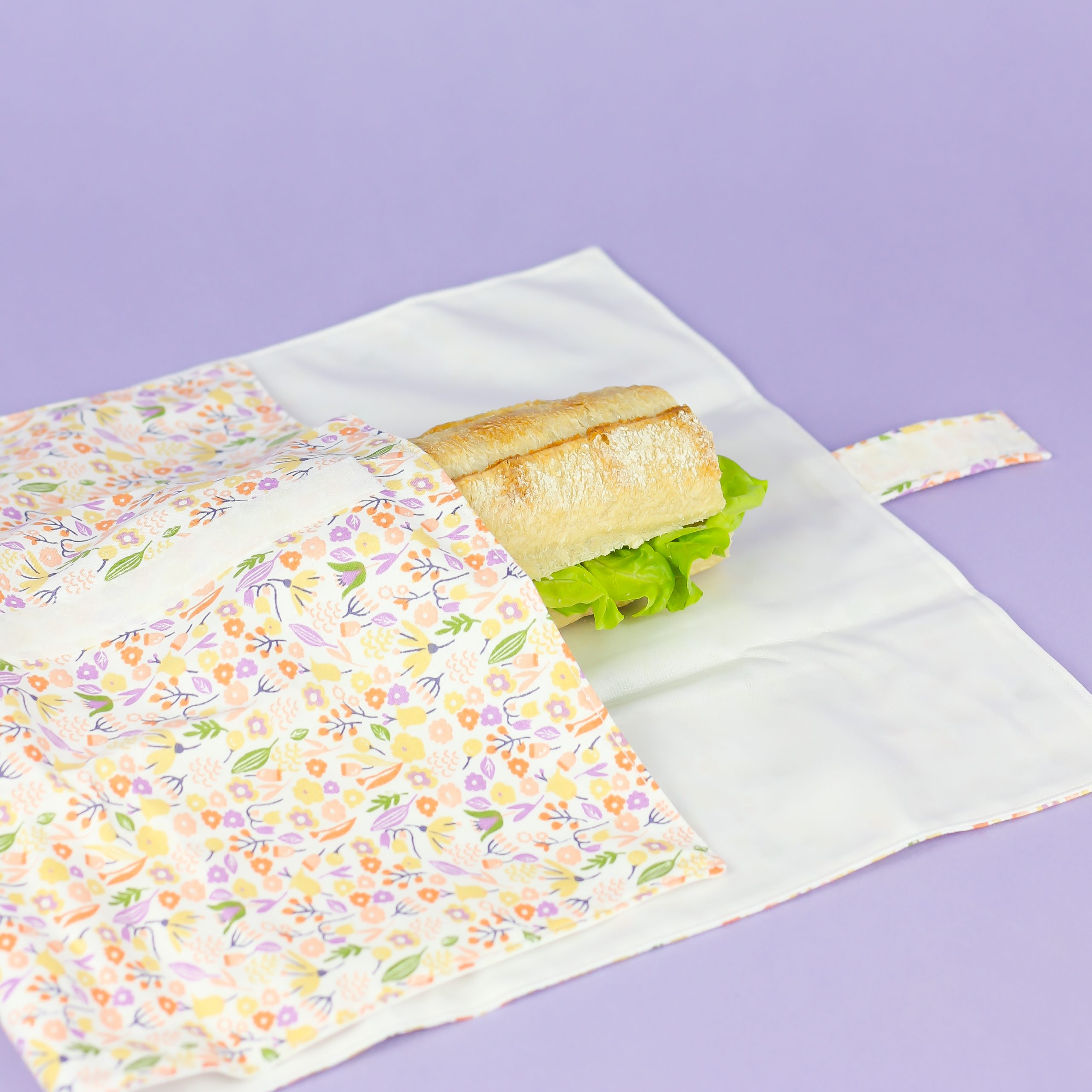 Emballage sandwich réutilisable