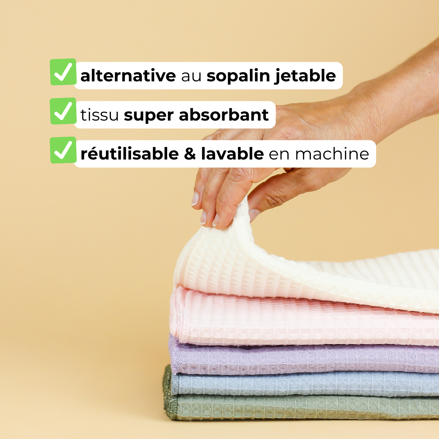 Essuie-tout lavable