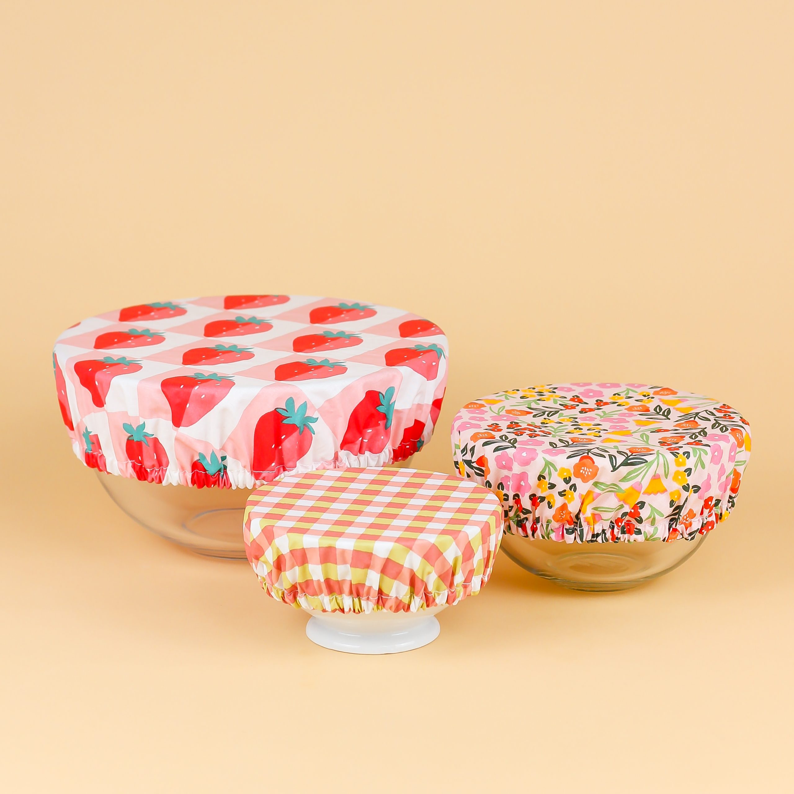 Lot de 3 couvre-plats