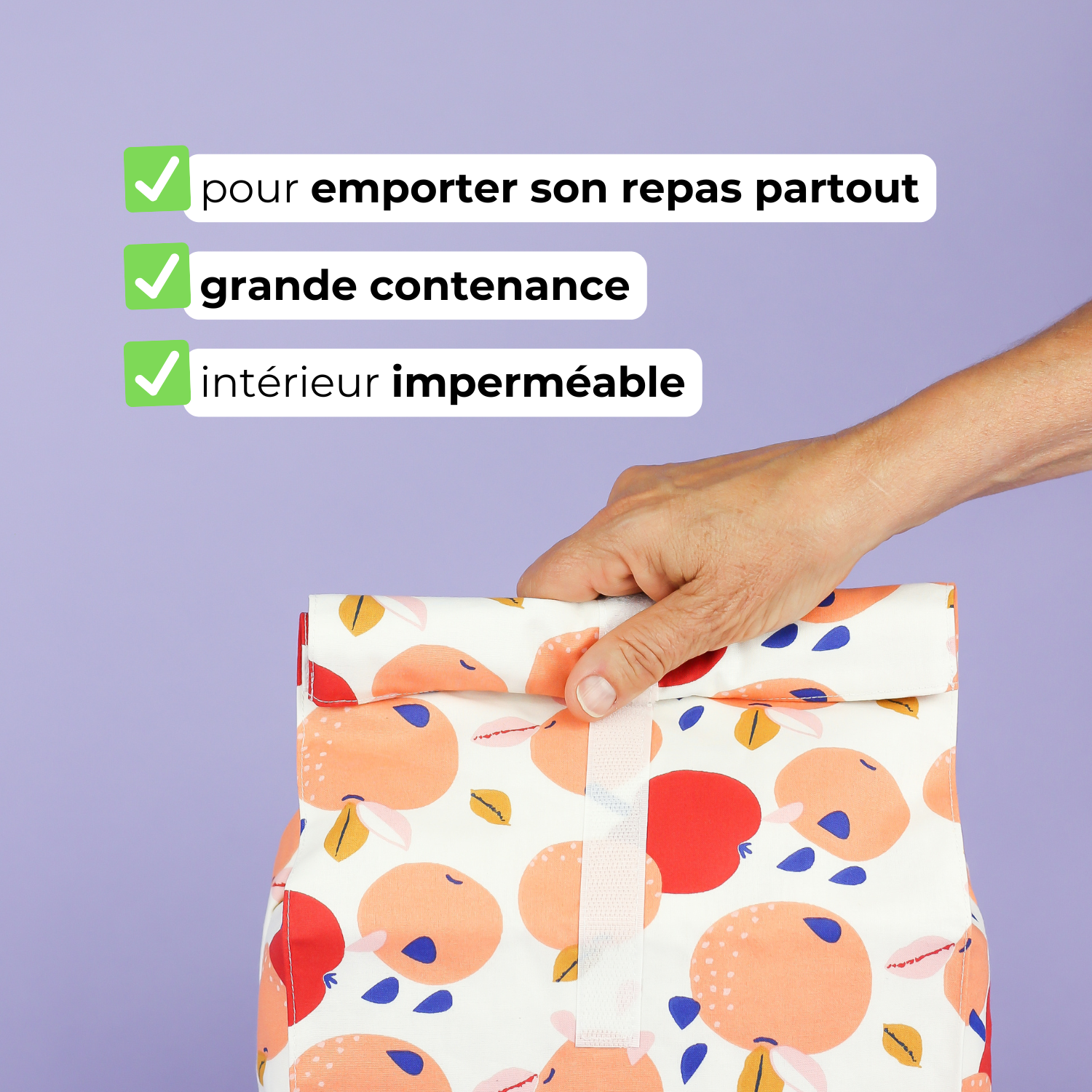 Lunch bag en tissu