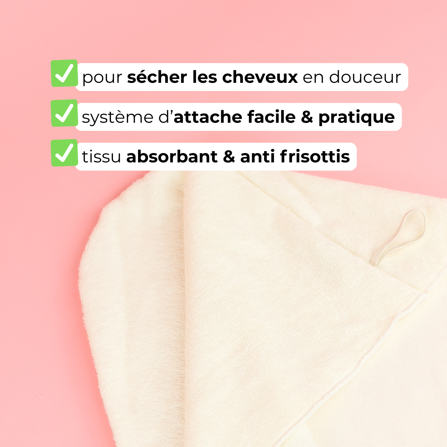 Serviette à cheveux